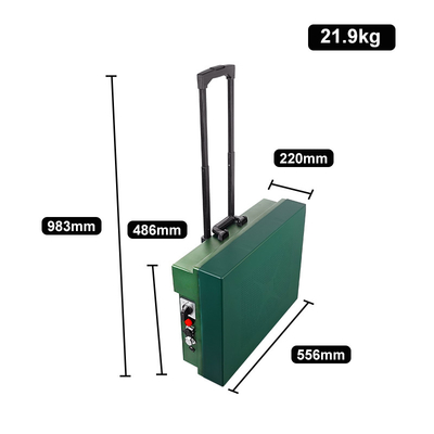 Portable 3000 Meter Anti Drone Blocker Defense UAV Signal Jammer