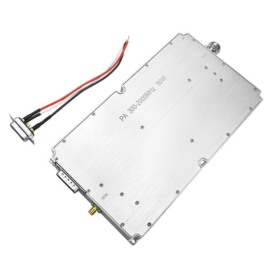 50W 300-2000MHz super wideband PA wieless signal jammer module RF power amplifier anti drone module