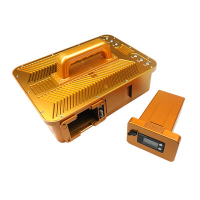 TX-WRJ06 Anti-Drone Jammer 1000-1500m ระยะทางยาว 200W พลังงานสูงสําหรับจม UAV FPV