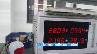 โมดูล Jammer ดิจิตอล Lora ของสัญญาณโดรนที่ควบคุมด้วยซอฟต์แวร์